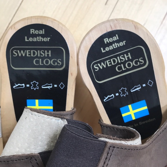 Swedish clogs open toe sandals made in Sweden - Picture 8 of 8